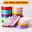 TRTR Satin Ruy Băng 1cm Rộng 25 Sân Cuộn Để Gói Quà DIY Thủ Công Bó Hoa Cưới Trang Trí Đa Năng Và Bền Đẹp VN