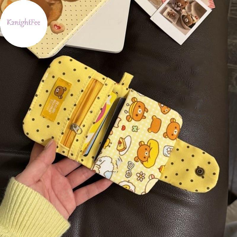 K2nightFee Retro Hoạt Hình Gấu Đồng Xu Phong Cách Ins Với Túi Chìa Khóa Tính Năng Học Sinh VN