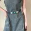 PNPIA- Bohemian Retro Phong Cách Dân Tộc Dây Thắt Lưng Cho Nữ Bé Gái Đơn Giản Đầm Thắt Lưng Tay Dệt Eo Dây Xích Quần Áo Phụ Kiện Quà Tặng