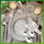SWEET Bộ Thìa Pha Lê Tay Cầm Dài Muỗng Cà Phê Inox 430 Kim Cương Thìa Đá Hoàn Hảo Cho Món Tráng Miệng Kem Cà Phê Cotail n