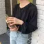 Thiết kế Đèn lồng Mùa xuân Retro Chấm bi Áo sơ mi voan kiểu Pháp Áo sơ mi dài tay dáng rộng hàng đầu Phong cách mới