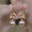 Bông Tai Ngọc Trai Zircon Dài Sang Trọng Thời Trang Sang Trọng Tất Cả Trận Đấu Bông Tai Sửa Đổi Hình Mặt Bông Tai Nữ GL9N