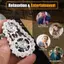 XOITU Sproets Tay Con Lăn Fidget Chain Toys, Kim Loại Dual-Gear Chain Fidget Spinner - Đồ chơi tập trung giảm căng thẳng gia công chính xác VN