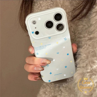 Tương thích với iPhone 14 17 16 15 11 13 12 Pro Max XR X XS Max Air 7 8 Plus SE Full Screen Vỏ nơ ngôi sao đầy màu sắc