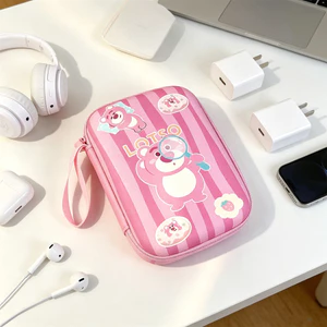 Bộ sắp xếp ngân hàng điện di động Losto dễ thương - Túi lưu trữ cáp hai lớp cho túi tiện ích du lịch chống nước