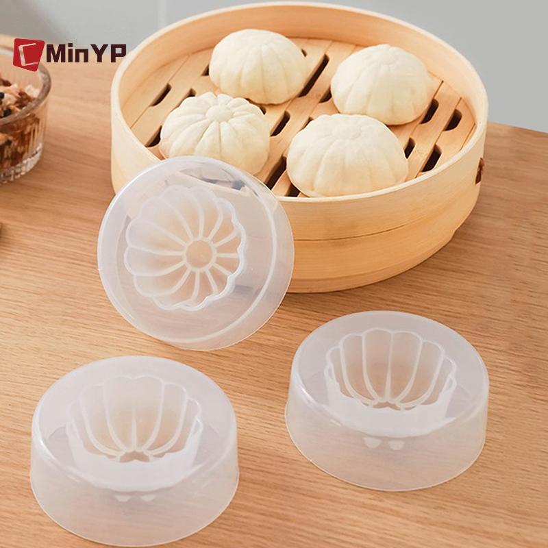 CMinYP Nhà Bếp DIY Khuôn Làm Bánh Bao, Khuôn Baozi Hấp Nhồi Bông, Dụng Cụ Hướng Dẫn Sử Dụng Làm Bánh Ngọt