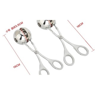 Máy Làm Thịt Viên Bằng Thép Không Gỉ Làm Thịt Viên Nhà Bếp Dụng Cụ Tiện Dụng Chiên Thịt Viên Thịt Viên Thịt Tiện Ích Cơm Bóng Có Khuôn REED