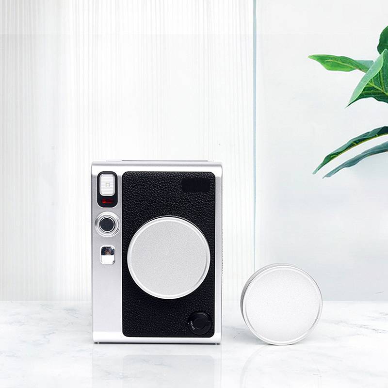 NS 1 Máy Ảnh Tức Thì Chống Bụi Nắp Ống Kính Cho Instax Mini EVO Hợp Kim Nhôm Tức Thì Vỏ Ống Kính Máy Ảnh Bảo Vệ Hood NS