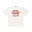 Hàng sẵn có Cặp đôi Top Unisex HU MAN tối giản in họa tiết chữ cái Mỹ dáng rộng 100% Áo thun ngắn tay cổ tròn Cotton cao cấp