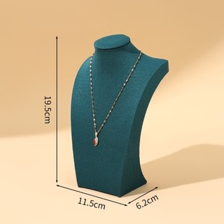 METALWRK Dây chuyền Easel Trưng bày, Chân dung Mannequin Bust Bộ sưu tập trang sức Giá đỡ, Kệ đựng Bông tai nhung Trang sức Treo Vòng cổ Bông tai Mặt dây chuyền