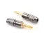 Tweeduj 4 Chiếc Mạ Vàng BFA 4 Mm Chuối Cắm Nam Loa Kết Nối Adapter VN
