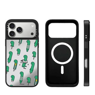 Ốp điện thoại cứng gương khủng long dao từ tính cho iPhone 17 Pro Max 17 Air 16 Plus 15 14 13 12 11 Vỏ chống sốc