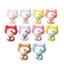 10 chiếc Hello Kitty 4cm Mini Hình | Bàn làm việc dễ thương, ô tô & trang trí DIY