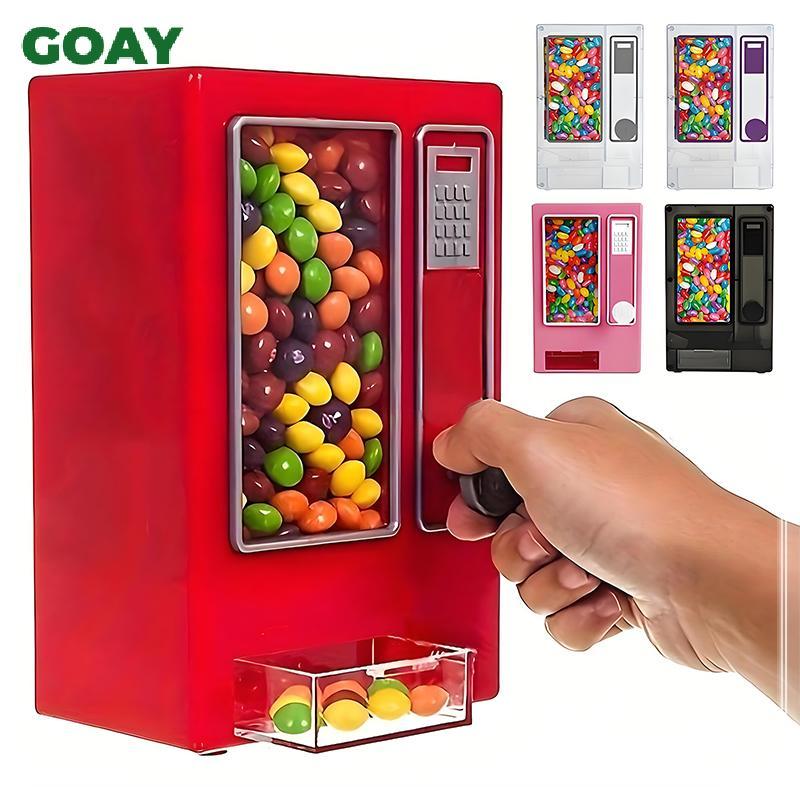 GOAY Candy Dispenser Máy bán hàng tự động dễ thương cho máy tính để bàn Hướng dẫn sử dụng Máy làm kẹo phân phối kẹo Mini Quà tặng sinh nhật & Giáng sinh, Quà tặng cho bạn bè Bạn gái VN