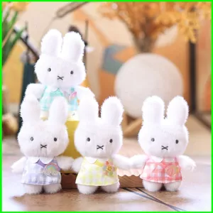 PS1 Miffy Plushie Hoạt Hình Dễ Thương Sang Trọng Móc Khóa Nhồi Bông Túi Đồ Chơi Quyến Rũ SP1