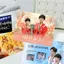World Cup 5114 Wang Chuqin Son Ying Salsa Đầu Bưu Thiếp Lãng Mạn Viết Tay Đội tuyển Quốc gia Bóng Bàn LOMO Photocard 5.30