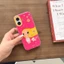 Ốp Cho iPhone 17PM 16 Pro Max 15 IMD Craft Tóc Vàng YUY Girl Hoạt Hình Chống Sốc TPU Mềm Chống Trầy Xước Chống Bụi Bẩn Vỏ Điện Thoại Có Mặt Dây Chuyền Hoa Ngôi Sao Chống Mất