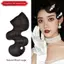 AqToCna Tổng Hợp Vintage Tay Đẩy Ripple Giả Nổ Cộng Hòa Trung Hoa Phong Cách Sóng Đầu Tóc Giả Mảnh Cổ Dành Cho Nữ AqToCna
