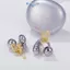E-WOITD 1 Nơ Kim Cương Giả Kẹp Trên Tai Nghe Nhét Tai Mở Tai Phụ Kiện Trang Trí Cho DIY Tùy Chỉnh Tai Nghe Độc Đáo Trang Trí Quà Tặng E-WOITD