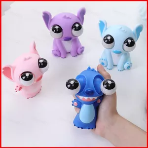 BH2 Staring Stitch Squishy Đồ Chơi Bé Giảm Căng Thẳng Fidget Đồ Chơi Quà Tặng Cho Bé Gái Khâu Với Đôi Mắt To Đồ Chơi Cho Trẻ Em HB2