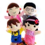 Gia Đình Tay Con Rối Búp Bê Sang Trọng Đồ Chơi Sáu Mảnh Bộ Tay Con Rối Búp Bê Mẫu Giáo Trình Diễn Kể Chuyện