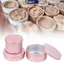 MAKY 5-180ml Lọ Kem Thiếc Mỹ Phẩm Son Dưỡng Môi Hộp Đựng Móng Tay Tẩy Trang Thủ Công Nồi Chai Có Thể Đổ Lại Vít Chủ Đề Trống Nến Hộp VN