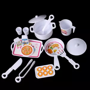 SRVN 25 Cái 1 / 6 Nhà Búp Bê Thu Nhỏ Đồ Uống Bộ Đồ Ăn Búp Bê Phụ Kiện Đồ Dùng Nhà Bếp.