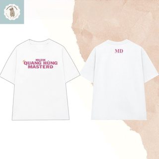 áo thun bé gái Áo Thun Oversize In Tên Quang Hùng MasterD Muzik ! Cotton 100%  Dày Co Dãn 2 Chiều áo thun cho bé