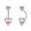 AN.MART Bướm Trái Tim Mặt Dây Chuyền Bụng Nút Nhẫn Nữ Bé Gái Thời Trang Thép Không Gỉ Zircon Rốn Nhẫn Cơ Thể Xuyên Trang Sức Quà Tặng VN