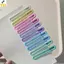 < YEI > 10 Kẹp Tóc Chống Trơn Trượt Đầy Màu Sắc Matte Thiết Kế Sóng Kẹp Tóc Phụ Kiện Tạo Kiểu Mũ Barrettes Dễ Thương Để Trang Điểm Hàng Ngày Du Lịch Mới