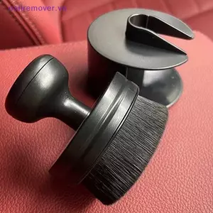Shine Applicator Vegan Tire Shine Có Chân Đế Cho Dịch Vụ Vệ Sinh Chi Tiết Tự Động Bàn Chải Loại Bỏ Bụi Bàn Chải Vệ Sinh Ô Tô MỚI