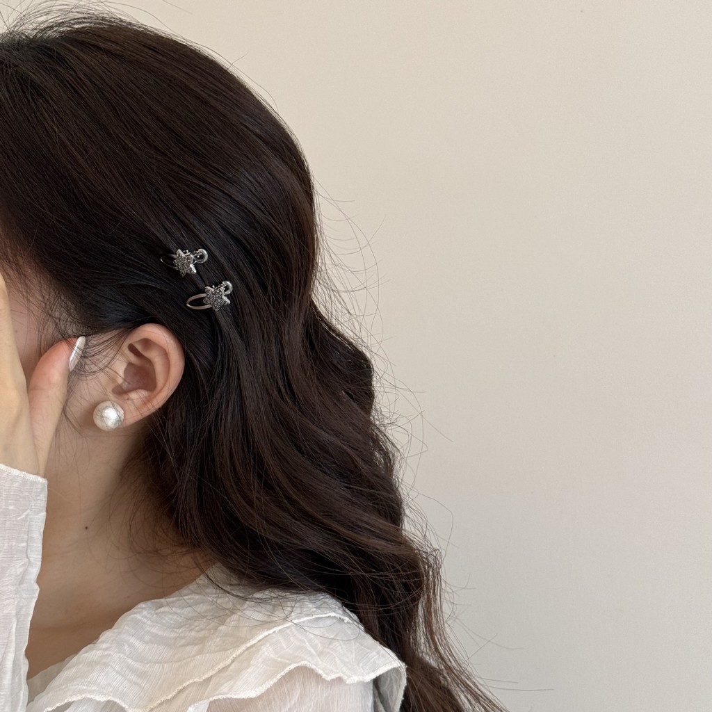 Kẹp tóc ngôi sao kim cương giả tinh tế Kẹp tóc Mini dành cho nữ
