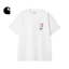 Hàng sẵn có tay ngắn in hình mặt sau thẻ bài poker Áo thun Cotton cao cấp Áo sơ mi thông thường XS-3XL Unisex