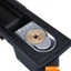 Weiman Khóa Tủ MS480 Đồng Vuông Đen Tủ Công Nghiệp Khóa Phẳng Tủ Điện Hộp Khóa Lớn Đen Khung Xe Khóa Tủ 71HT