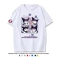 SY3 Sanrio KUROMI MELODY Áo thun cotton dày hoạt hình dễ thương mùa hè tay ngắn áo thun YS3