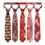 Cà vạt nam WANYEDI, In hình kinh doanh Hot Food Tie, Thời trang có thể điều chỉnh 8CM Novel Meat Tie Party