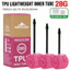 Lốp bên trong xe đạp đường trường PYCOU, 700 X23 -32C TPU bên trong ống, Màu hồng chất lượng cao 28g Nhẹ Presta Van Xe đạp lốp bên trong Xe đạp đường trường