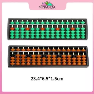 MYPANDA 1 Dụng Cụ Học Toán Cho Trẻ Em Di Động Trung Quốc 15 Chữ Số Cột Bàn Tính Số Học Soroban Tính Toán.
