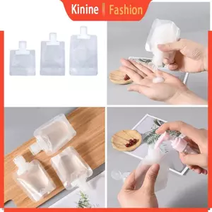 Túi đựng vòi đứng trong suốt KIN dành cho du lịch 30ml 50ml 100ml Túi nạp lại chống rò rỉ