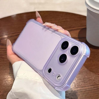 Ốp Điện Thoại Mờ Thả Bốn Góc Cho iPhone 17 Air 16 15 17 Pro Max 14 11 12 13 Pro Slim Chống Sốc Mềm TPU Tranaparent Cover
