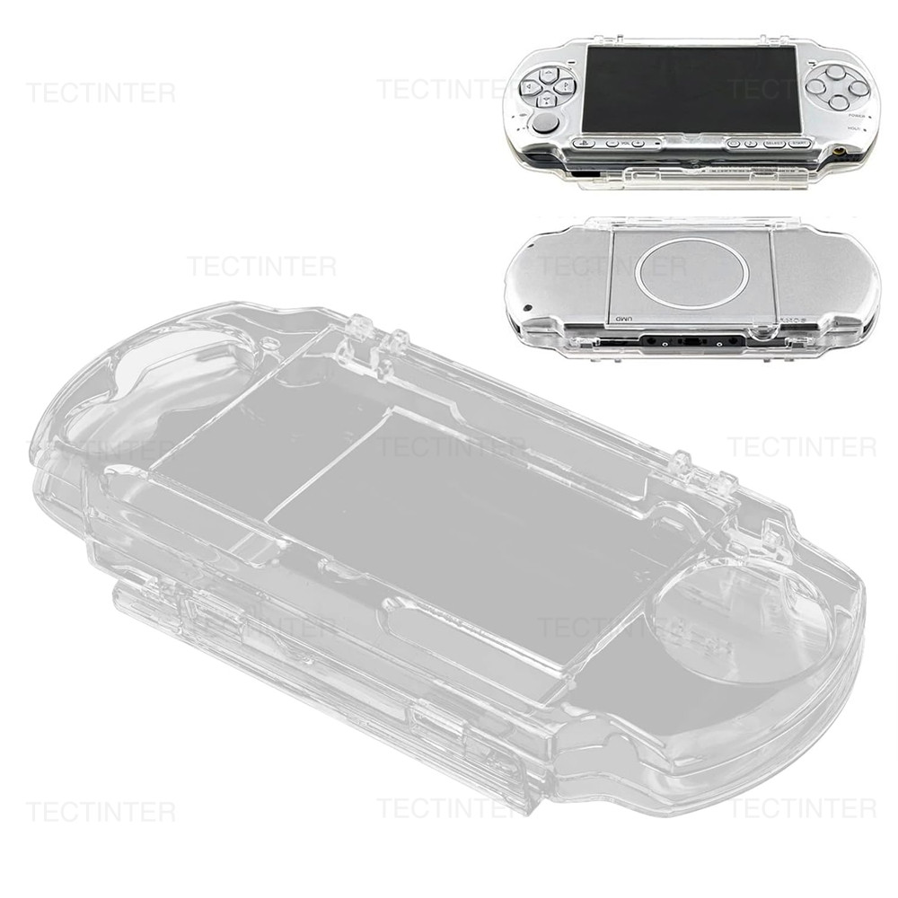 Vỏ cứng trong suốt PC trong suốt cho PSP Series & PSV 1000 Vỏ bảo vệ bảng điều khiển cầm tay cho phụ kiện Sony PSP 2000