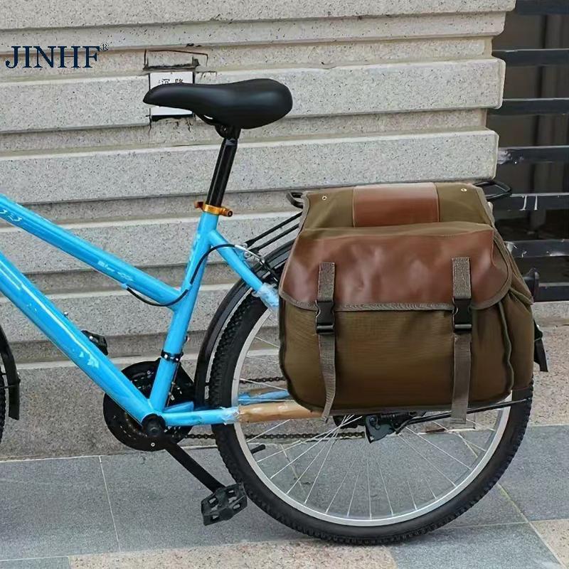 JINHF Túi Xe Máy Dung Tích Lớn Đi Xe Máy Vải Du Lịch Chống Thấm Nước Panniers Hộp Dụng Cụ Bên Túi Túi Dành Cho Xe Máy HOT