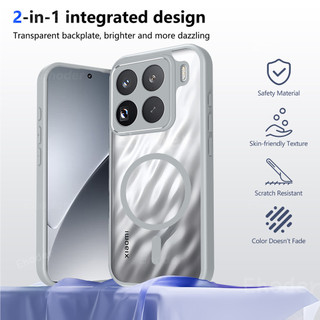 Ốp Lưng Cho Xiaomi 17 15 T Pro 17TPro 4G 5G 2026 Ốp Điện Thoại Silicon Từ Tính Trong Suốt Mềm TPU Trong Suốt Cho Xiaomi17TPro Xiaomi17T Xiaomi15T 15TPro Ốp Chống Sốc