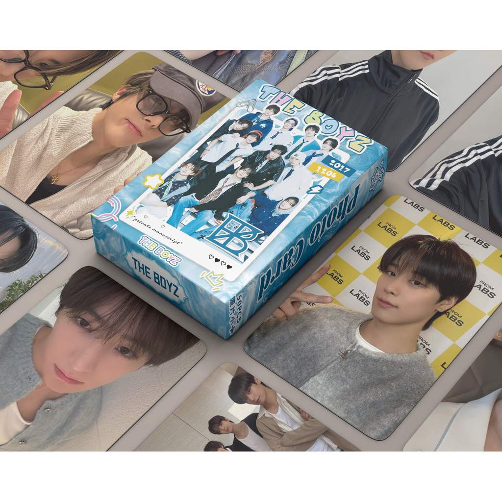 Bộ 50 Thẻ Lomo Hình ba chiều Laser Boyz BẰNG Bưu thiếp JACOB KEVIN MỚI Q ERIC Photocards YM