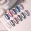 ECK 1Box Ngọc Trai Trắng Ngọc Trai Kim Sa Lấp Lánh Sáng Móng Tay Miếng Dán Nhiều Màu Sơn Móng Tay Trang Trí Phụ Kiện HOT
