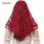 AqToCna Mới Bốn Mùa Jacquard Hoa Hồng Ren Tam Giác Khăn Lau Khăn Cho Nữ Nhà Thờ Hồi Giáo Cầu Nguyện Đám Cưới Khăn Choàng AqToCna