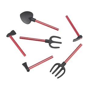 6 Cái / bộ Axe Hoe Trang Trí Bộ Dụng Cụ Cho 1 / 10 SCX10 D90 RC Xe Bánh Xích Xe Nâng Cấp Phụ Kiện