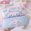 Quế Chó Kuromi Họa Tiết Hoạt Hình Dễ Thương Di Động Kính Thời Trang Hộp Bảo Quản Cho Học Sinh