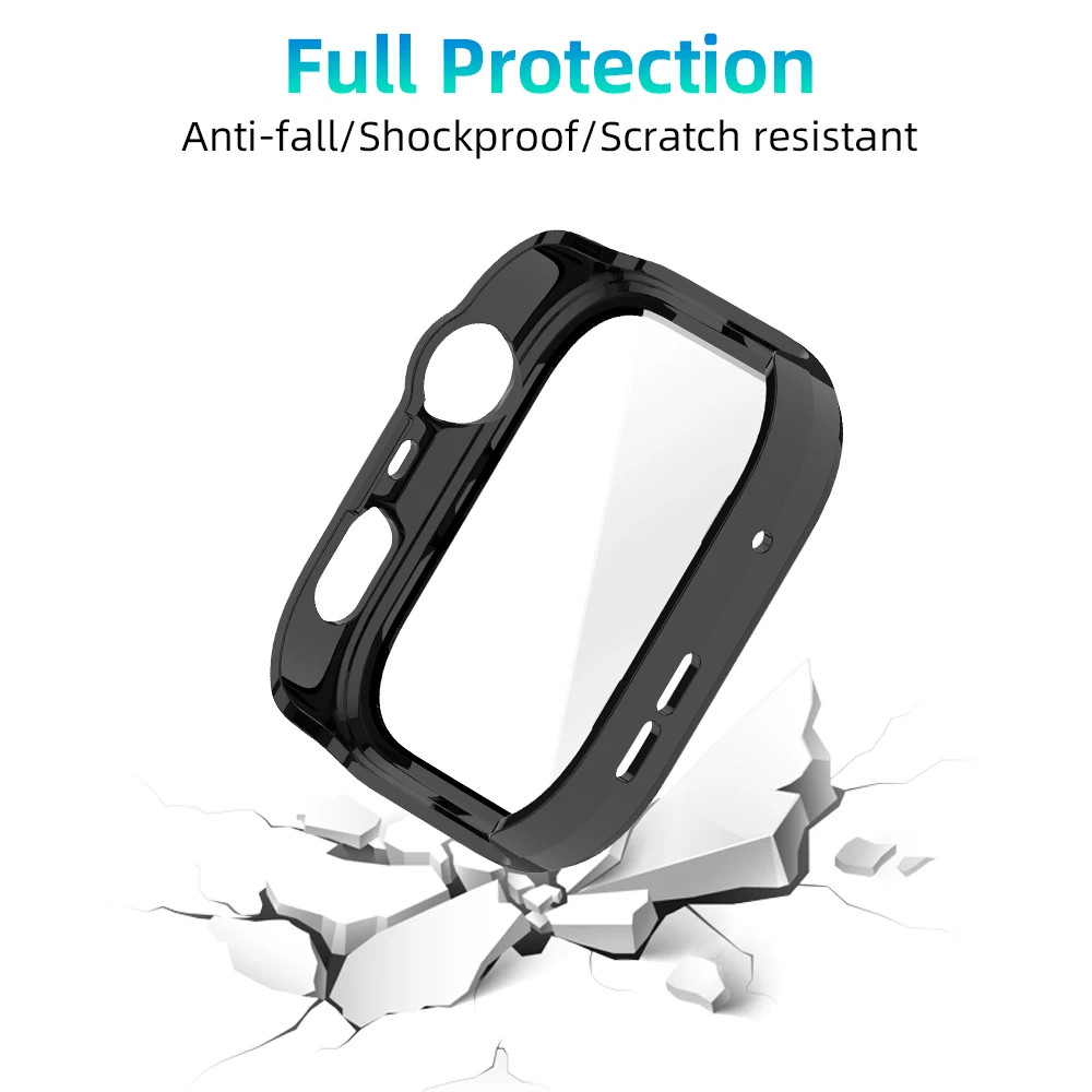 Vỏ PC + dây đeo cho Huawei Watch Fit 5 / 5 Pro cản bảo vệ vòng tay silicon thể thao