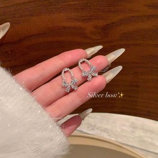 Bông Tai Bạc 925 Chân Zircon Bướm Đinh Bông Tai Cho Người Phụ Nữ Cổ Tích Ngọt Ngào Và Đa Năng Bướm Niche Thiết Kế Bông Tai